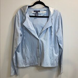 Mountain Lake Light Blue Hoodie